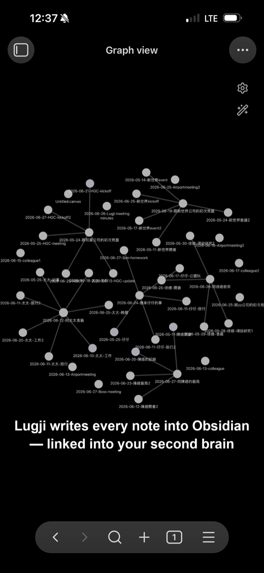 Obsidian knowledge graph